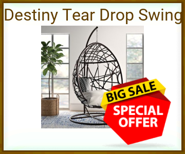 Woodendiningchaircovers Destiny Tear Drop Swing
